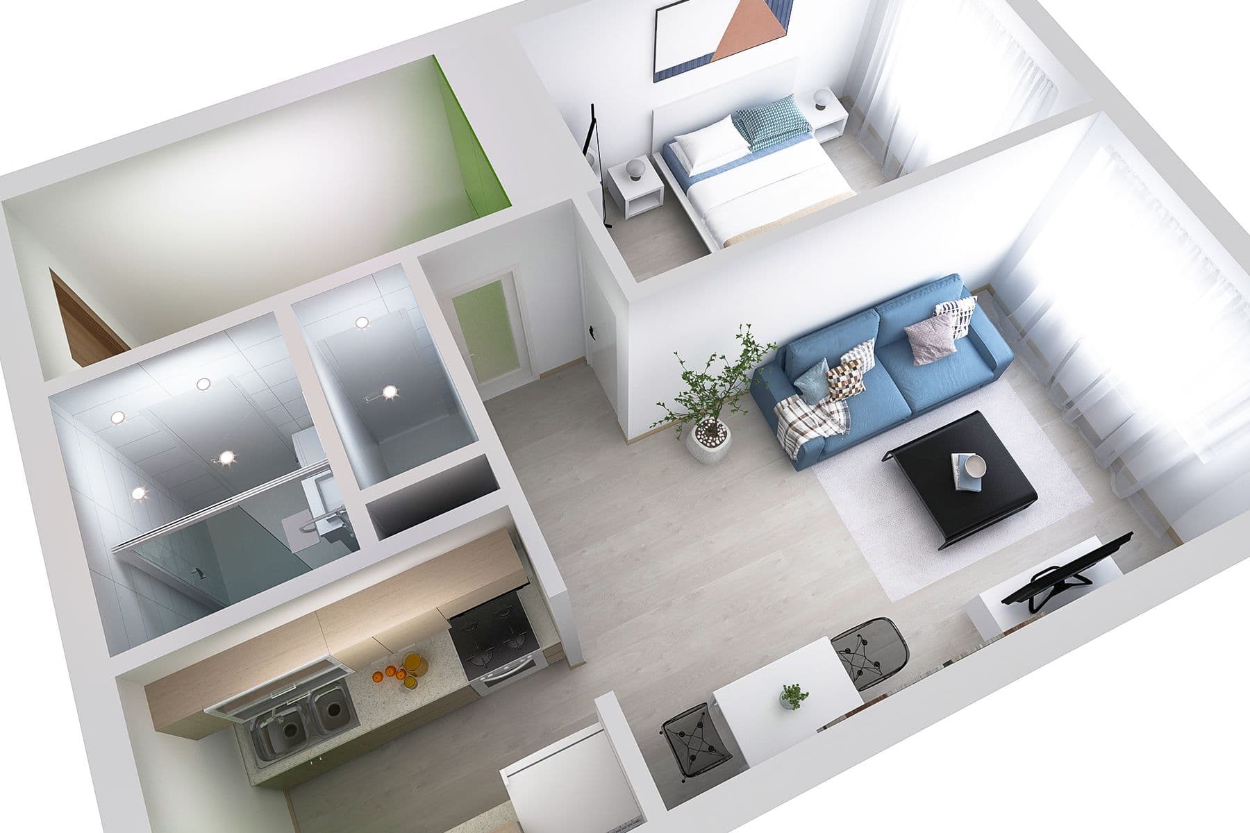 Predaj bytu 2-izbový 43 m², Poznaňská, Praha, Praha Predaj bytu 2-izbový 43 m², Poznaňská, Praha, Praha