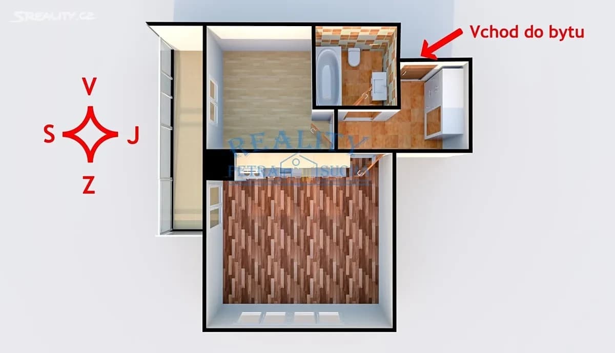 Predaj bytu 2-izbový 40 m², Farkašova, Praha, Praha Predaj bytu 2-izbový 40 m², Farkašova, Praha, Praha