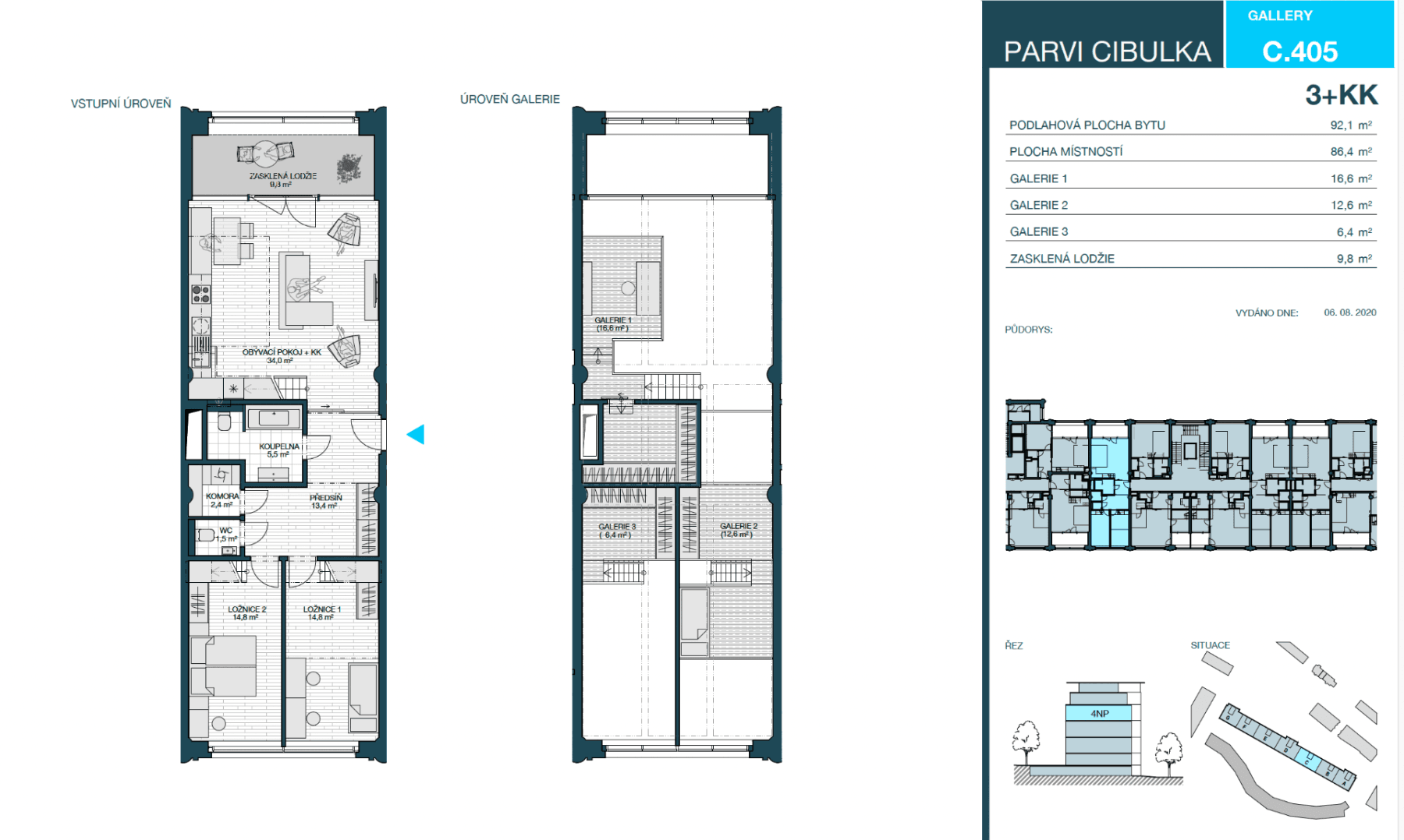 Predaj bytu 3-izbový 131 m², Naskové, Praha, Praha Predaj bytu 3-izbový 131 m², Naskové, Praha, Praha