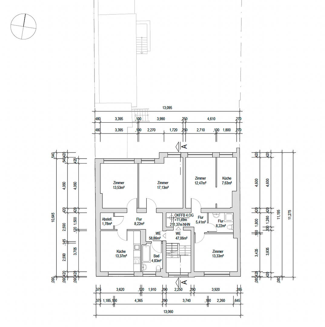 Prenájom bytu 2-izbový 47 m², Kasinostraße 66, Aachen, Severné Porýnie - Westfálsko Prenájom bytu 2-izbový 47 m², Kasinostraße 66, Aachen, Severné Porýnie - Westfálsko