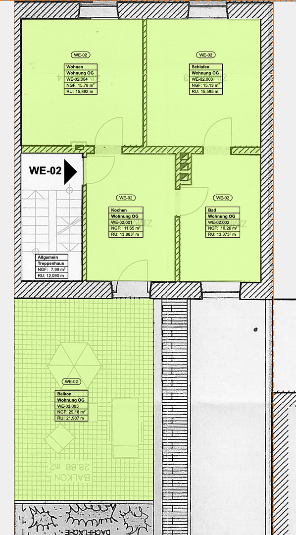 Predaj bytu 2-izbový 68 m², Römerstraße 83, Konz, Porýnie-Falcko Predaj bytu 2-izbový 68 m², Römerstraße 83, Konz, Porýnie-Falcko