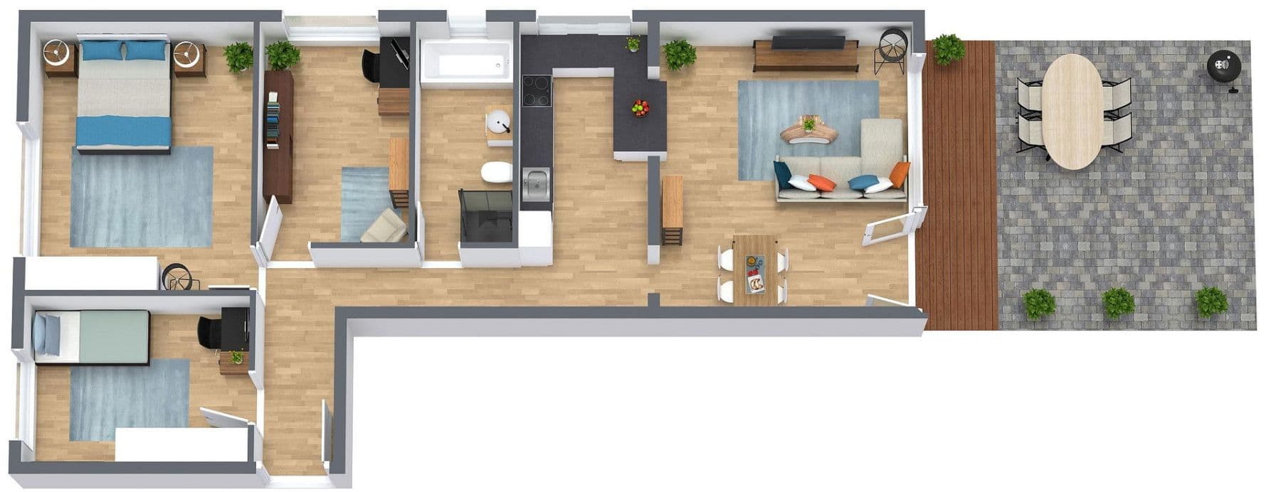 Predaj bytu 4-izbový 92 m², Ostpreußendamm 162, Berlin, Berlín Predaj bytu 4-izbový 92 m², Ostpreußendamm 162, Berlin, Berlín