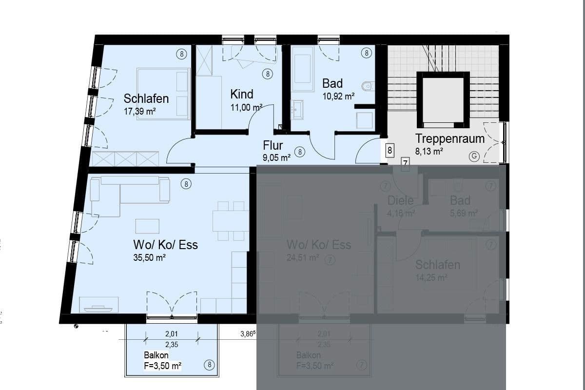 Predaj bytu 3-izbový 88 m², Burgauer Straße 18a, Krumbach (Schwaben), Bavorsko Predaj bytu 3-izbový 88 m², Burgauer Straße 18a, Krumbach (Schwaben), Bavorsko