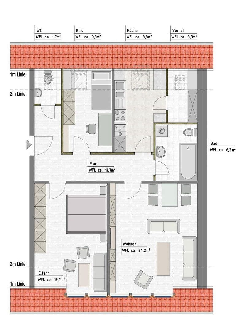 Predaj bytu 3-izbový 85 m², Amelinghausen, Dolné Sasko Predaj bytu 3-izbový 85 m², Amelinghausen, Dolné Sasko