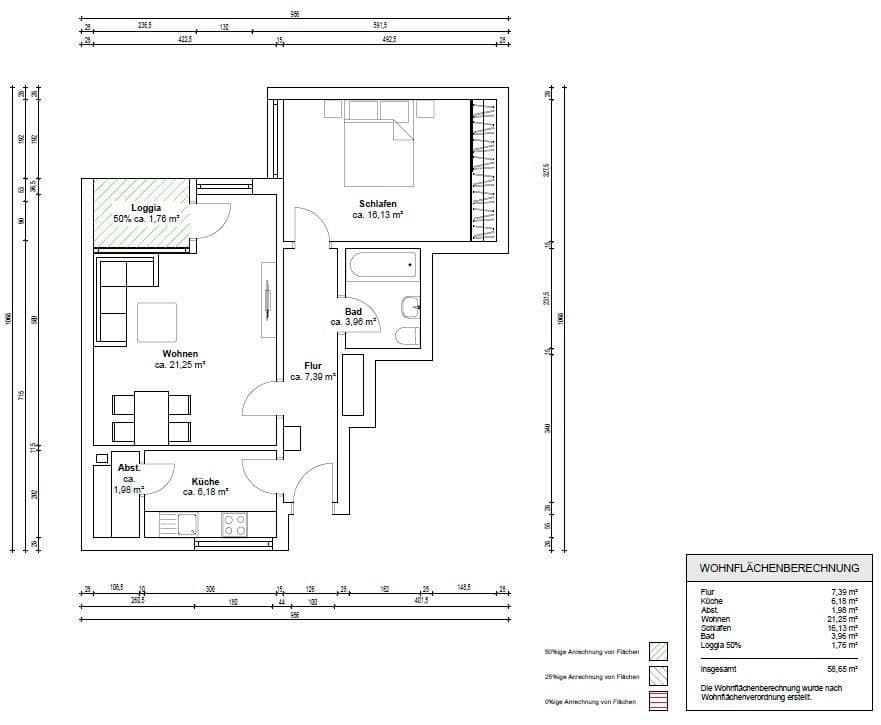 Predaj bytu 2-izbový 59 m², Hamburg, Hamburg Predaj bytu 2-izbový 59 m², Hamburg, Hamburg