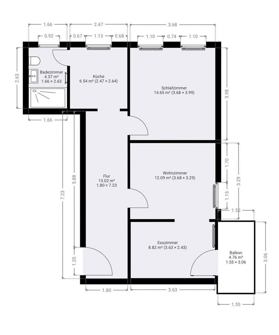 Predaj bytu 3-izbový 65 m², Pestalozzistraße 17, Braunschweig, Dolné Sasko Predaj bytu 3-izbový 65 m², Pestalozzistraße 17, Braunschweig, Dolné Sasko