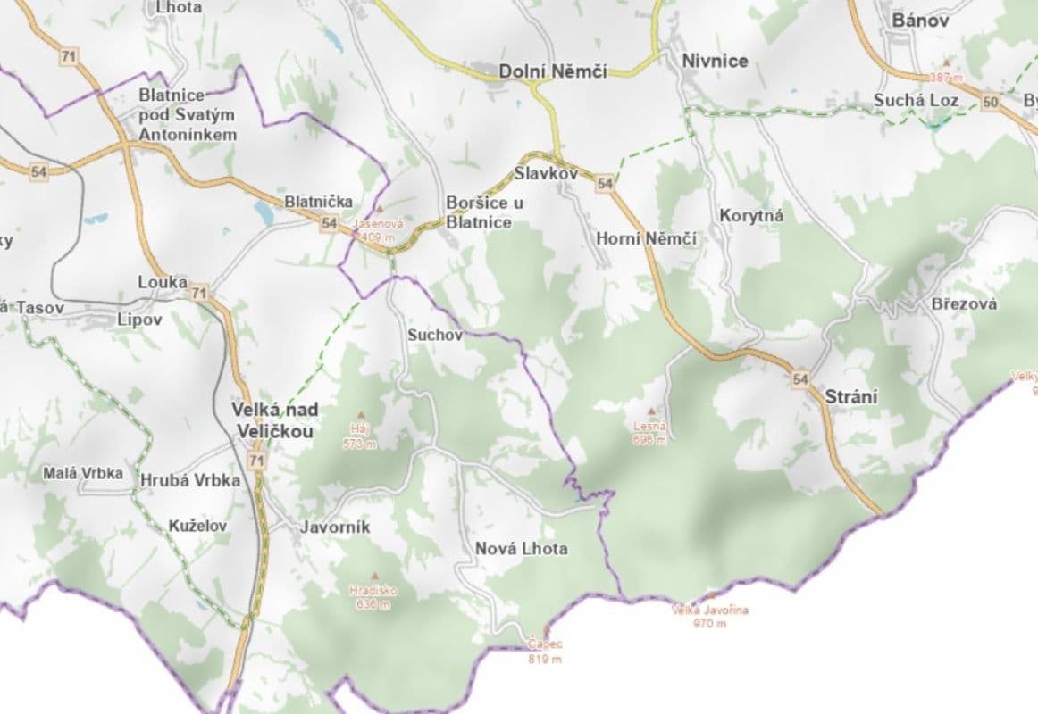 Predaj pozemku 1.408 m², Nová Lhota, Jihomoravský kraj Predaj pozemku 1.408 m², Nová Lhota, Jihomoravský kraj