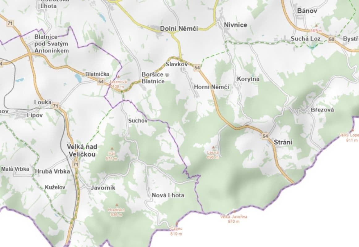 Predaj pozemku 2.147 m², Nová Lhota, Jihomoravský kraj Predaj pozemku 2.147 m², Nová Lhota, Jihomoravský kraj