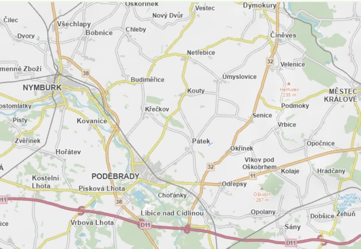 Predaj pozemku 7.800 m², Okřínek, Středočeský kraj Predaj pozemku 7.800 m², Okřínek, Středočeský kraj