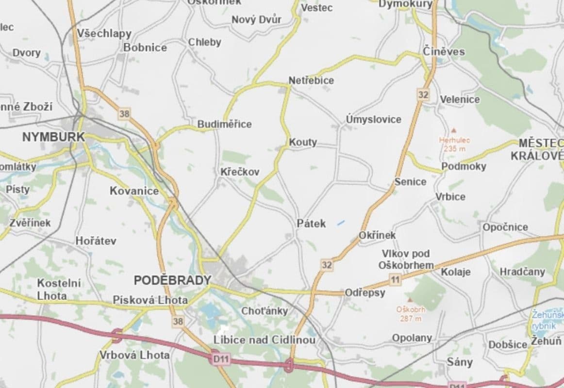 Predaj pozemku 7.178 m², Okřínek, Středočeský kraj Predaj pozemku 7.178 m², Okřínek, Středočeský kraj