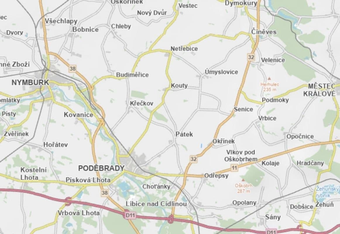 Predaj pozemku 5.678 m², Okřínek, Středočeský kraj Predaj pozemku 5.678 m², Okřínek, Středočeský kraj
