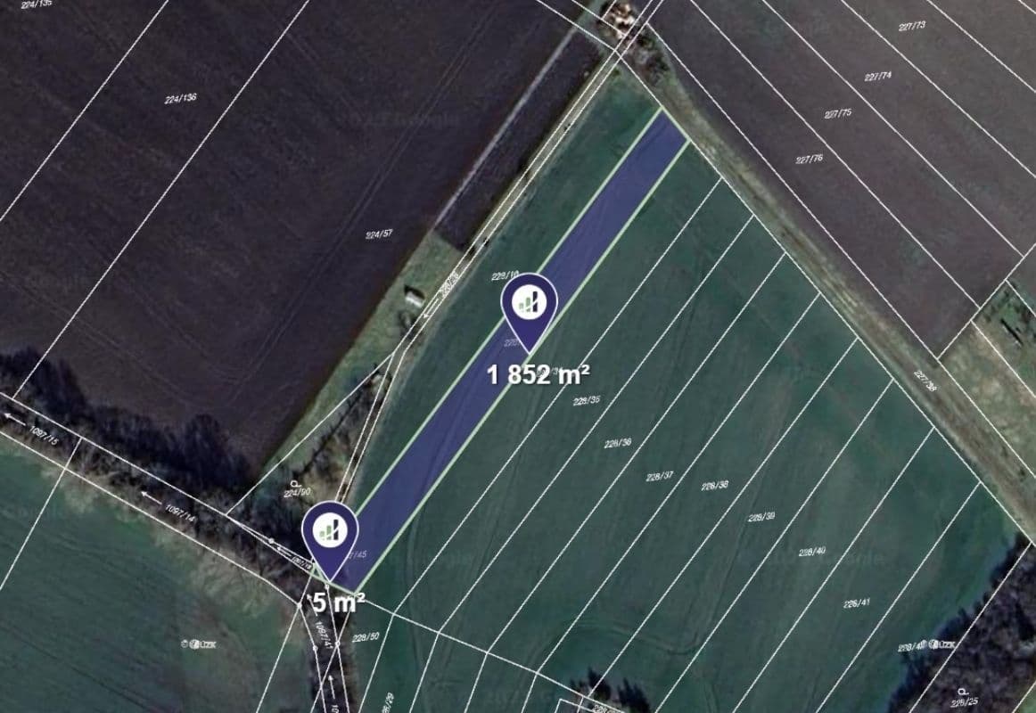 Predaj pozemku 1.857 m², Okřínek, Středočeský kraj Predaj pozemku 1.857 m², Okřínek, Středočeský kraj