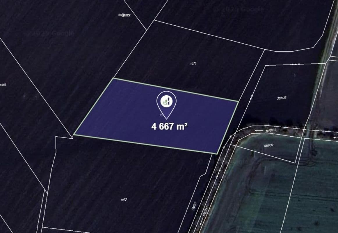 Predaj pozemku 4.667 m², Okřínek, Středočeský kraj Predaj pozemku 4.667 m², Okřínek, Středočeský kraj