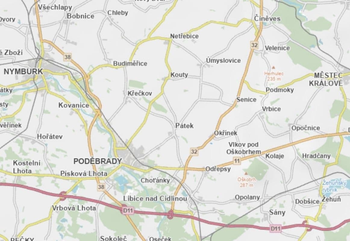 Predaj pozemku 4.667 m², Okřínek, Středočeský kraj Predaj pozemku 4.667 m², Okřínek, Středočeský kraj