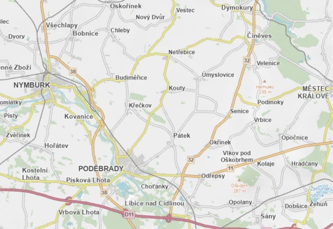 Predaj pozemku 5.650 m², Odřepsy, Středočeský kraj Predaj pozemku 5.650 m², Odřepsy, Středočeský kraj