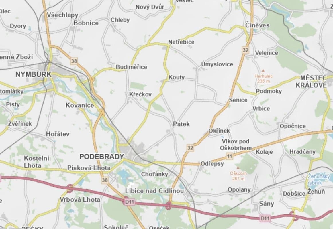 Predaj pozemku 3.533 m², Okřínek, Středočeský kraj Predaj pozemku 3.533 m², Okřínek, Středočeský kraj