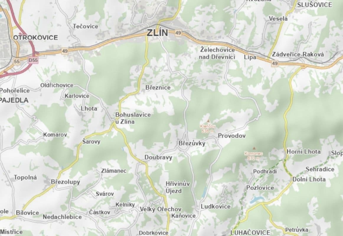 Predaj pozemku 1.818 m², Doubravy, Zlínský kraj Predaj pozemku 1.818 m², Doubravy, Zlínský kraj