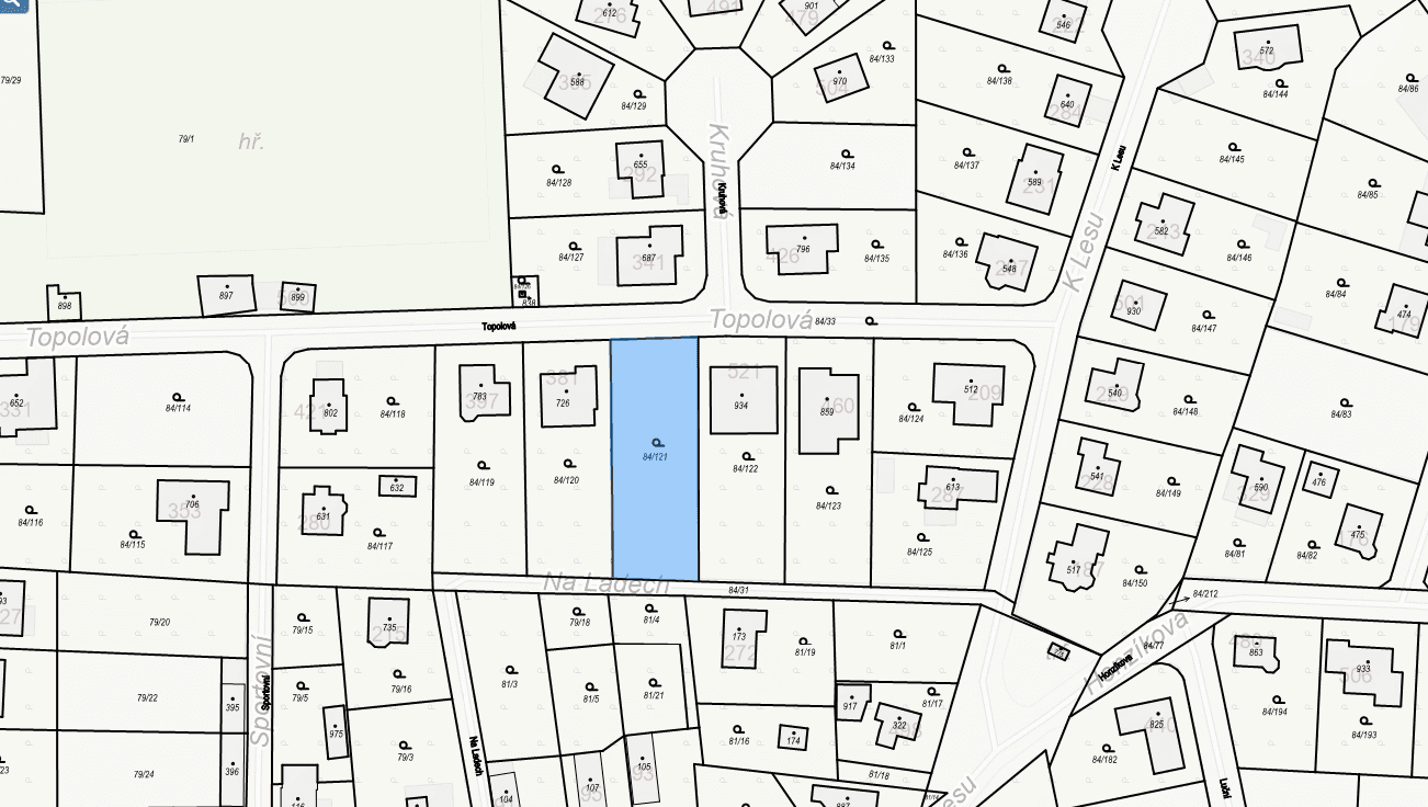 Predaj pozemku 1.091 m², Topolová, Babice, Středočeský kraj Predaj pozemku 1.091 m², Topolová, Babice, Středočeský kraj