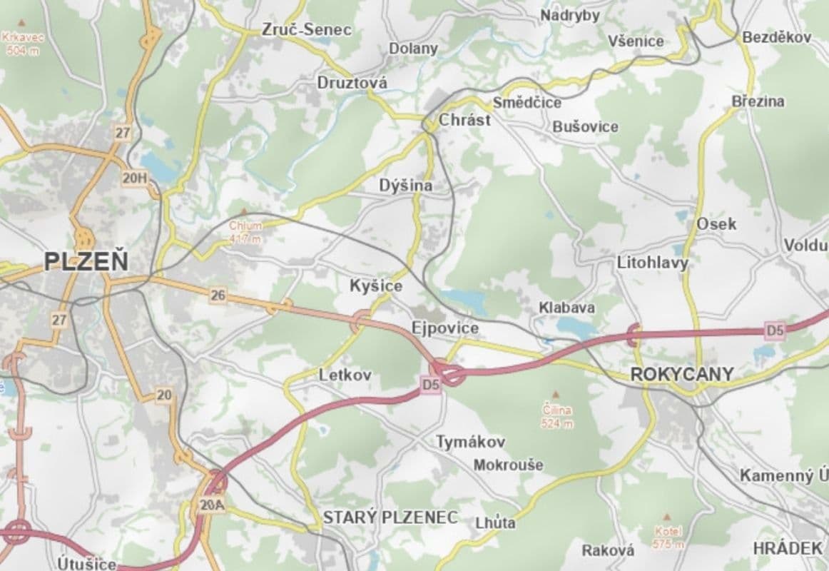 Predaj pozemku 7.230 m², Rokycany, Plzeňský kraj Predaj pozemku 7.230 m², Rokycany, Plzeňský kraj