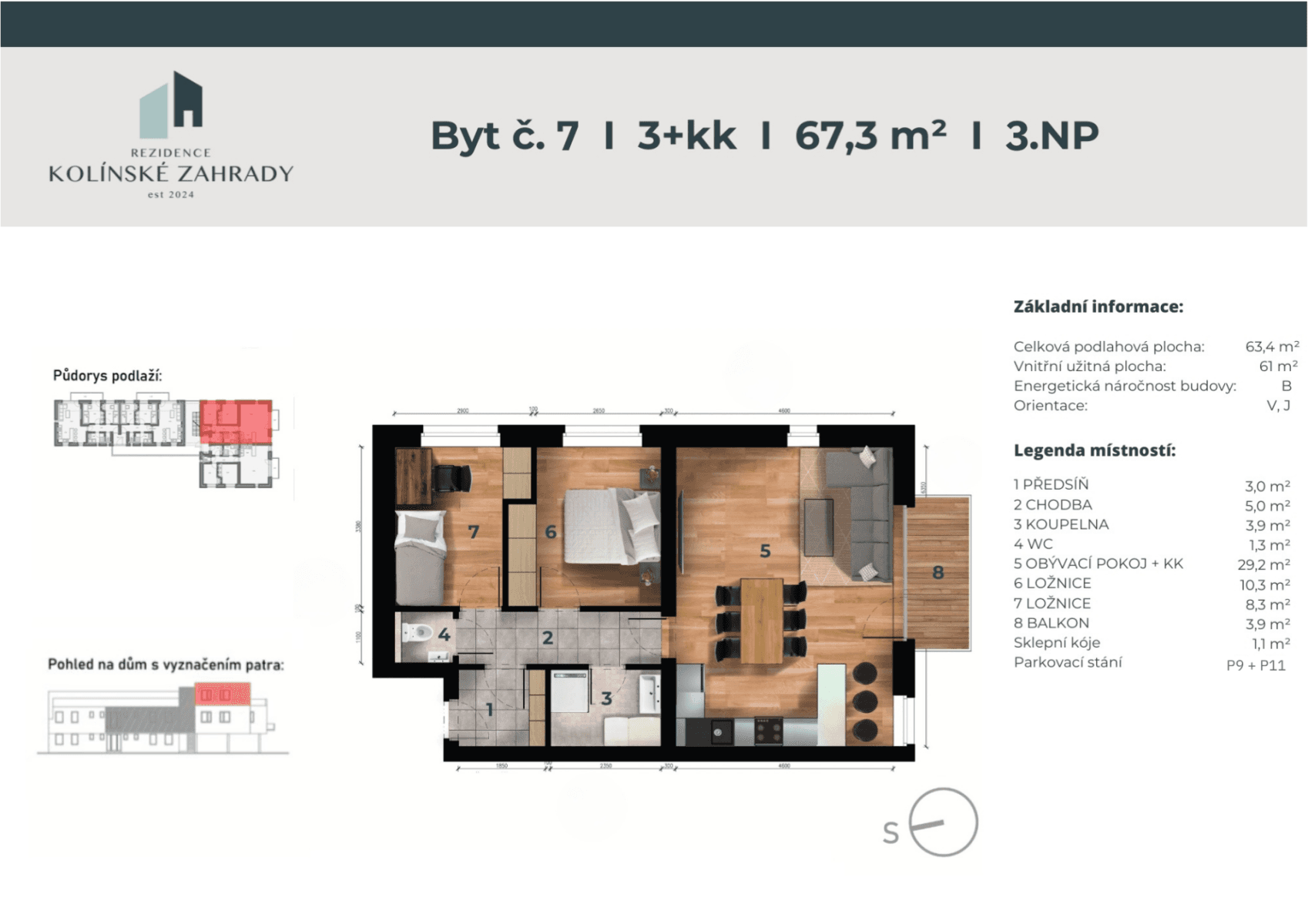 Predaj bytu 3-izbový 63 m², Třídvorská, Kolín, Středočeský kraj Predaj bytu 3-izbový 63 m², Třídvorská, Kolín, Středočeský kraj