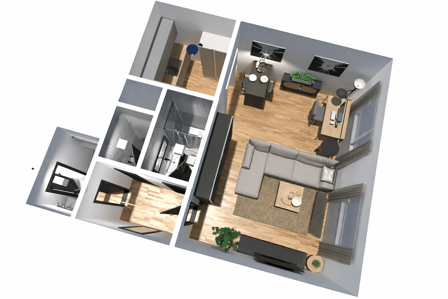 Prenájom bytu 1-izbový 35 m², Hartigova, Praha, Praha Prenájom bytu 1-izbový 35 m², Hartigova, Praha, Praha