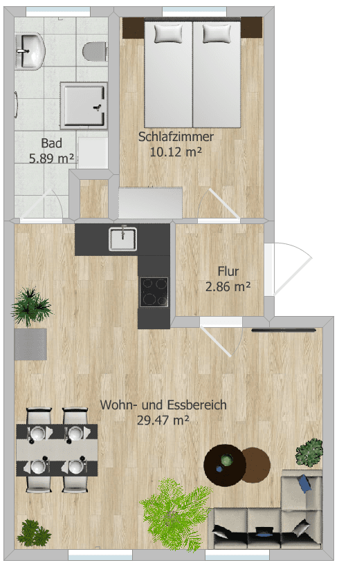 Predaj bytu 3-izbový 78 m², Hannover, Dolné Sasko Predaj bytu 3-izbový 78 m², Hannover, Dolné Sasko
