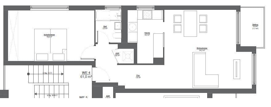 Predaj bytu 2-izbový 62 m², Leydenallee 37, Berlin, Berlín Predaj bytu 2-izbový 62 m², Leydenallee 37, Berlin, Berlín