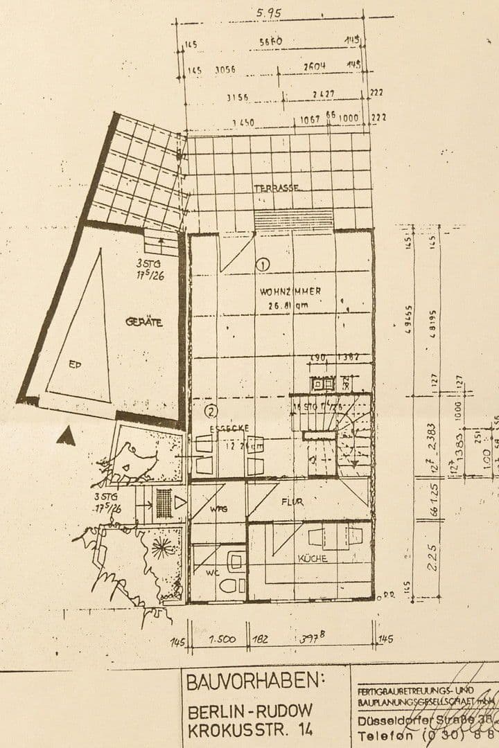 Predaj domu 120 m², pozemek 341 m², Krokusstraße 14, Berlin-Rudow, Berlín Predaj domu 120 m², pozemek 341 m², Krokusstraße 14, Berlin-Rudow, Berlín
