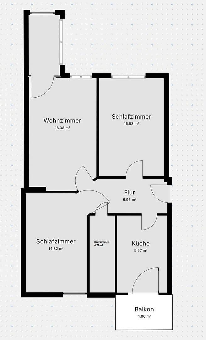 Prenájom bytu 3-izbový 78 m², Zwinglistr.6, Hannover, Dolné Sasko Prenájom bytu 3-izbový 78 m², Zwinglistr.6, Hannover, Dolné Sasko