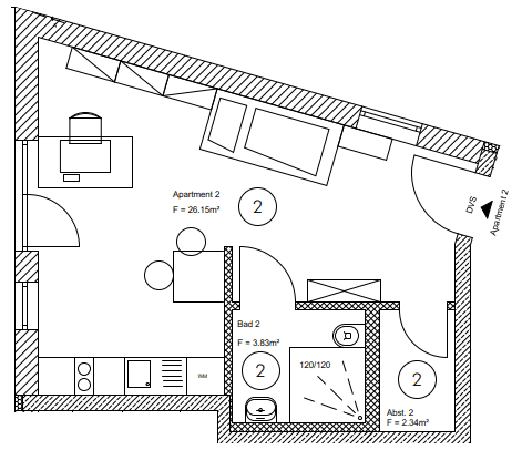 Predaj bytu 1-izbový 20 m², Am Starzenbachweg 16, Deggendorf, Bavorsko Predaj bytu 1-izbový 20 m², Am Starzenbachweg 16, Deggendorf, Bavorsko