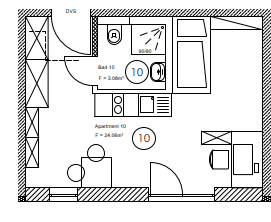 Predaj bytu 1-izbový 20 m², Am Starzenbachweg 16, Deggendorf, Bavorsko Predaj bytu 1-izbový 20 m², Am Starzenbachweg 16, Deggendorf, Bavorsko