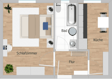 Predaj bytu 1-izbový 36 m², Schuberstr. 26, Senden, Bavorsko Predaj bytu 1-izbový 36 m², Schuberstr. 26, Senden, Bavorsko