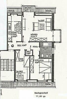 Predaj bytu 3-izbový 78 m², Kitzingen, Bavorsko Predaj bytu 3-izbový 78 m², Kitzingen, Bavorsko