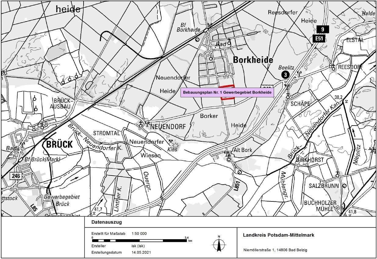 Predaj nebytového priestoru 9.657 m², Borkheide, Brandenbursko Predaj nebytového priestoru 9.657 m², Borkheide, Brandenbursko