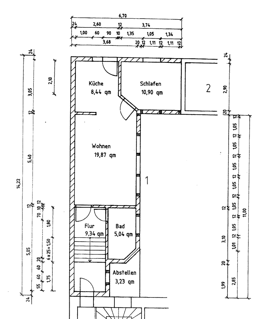 Prenájom bytu 2-izbový 57 m², Poststraße 40, Naumburg (Saale), Sasko-Anhaltsko Prenájom bytu 2-izbový 57 m², Poststraße 40, Naumburg (Saale), Sasko-Anhaltsko