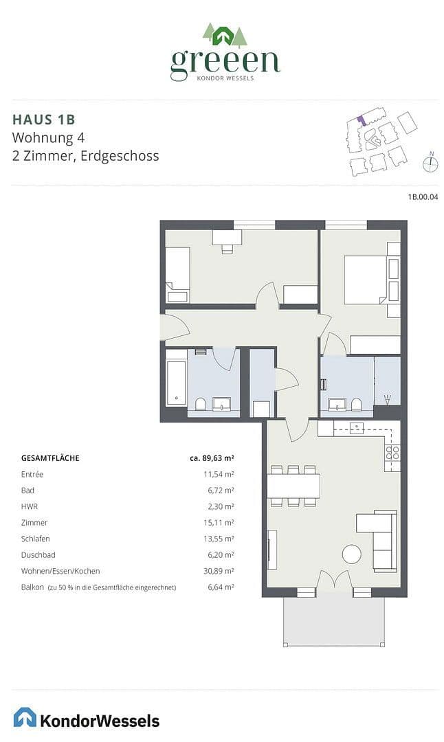 Prenájom bytu 3-izbový 90 m², Rembrandtstr. 32, Solingen, Severné Porýnie - Westfálsko Prenájom bytu 3-izbový 90 m², Rembrandtstr. 32, Solingen, Severné Porýnie - Westfálsko