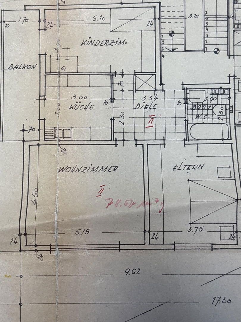 Prenájom bytu 3-izbový 79 m², Handwerksweg 14, Bochum, Severné Porýnie - Westfálsko Prenájom bytu 3-izbový 79 m², Handwerksweg 14, Bochum, Severné Porýnie - Westfálsko
