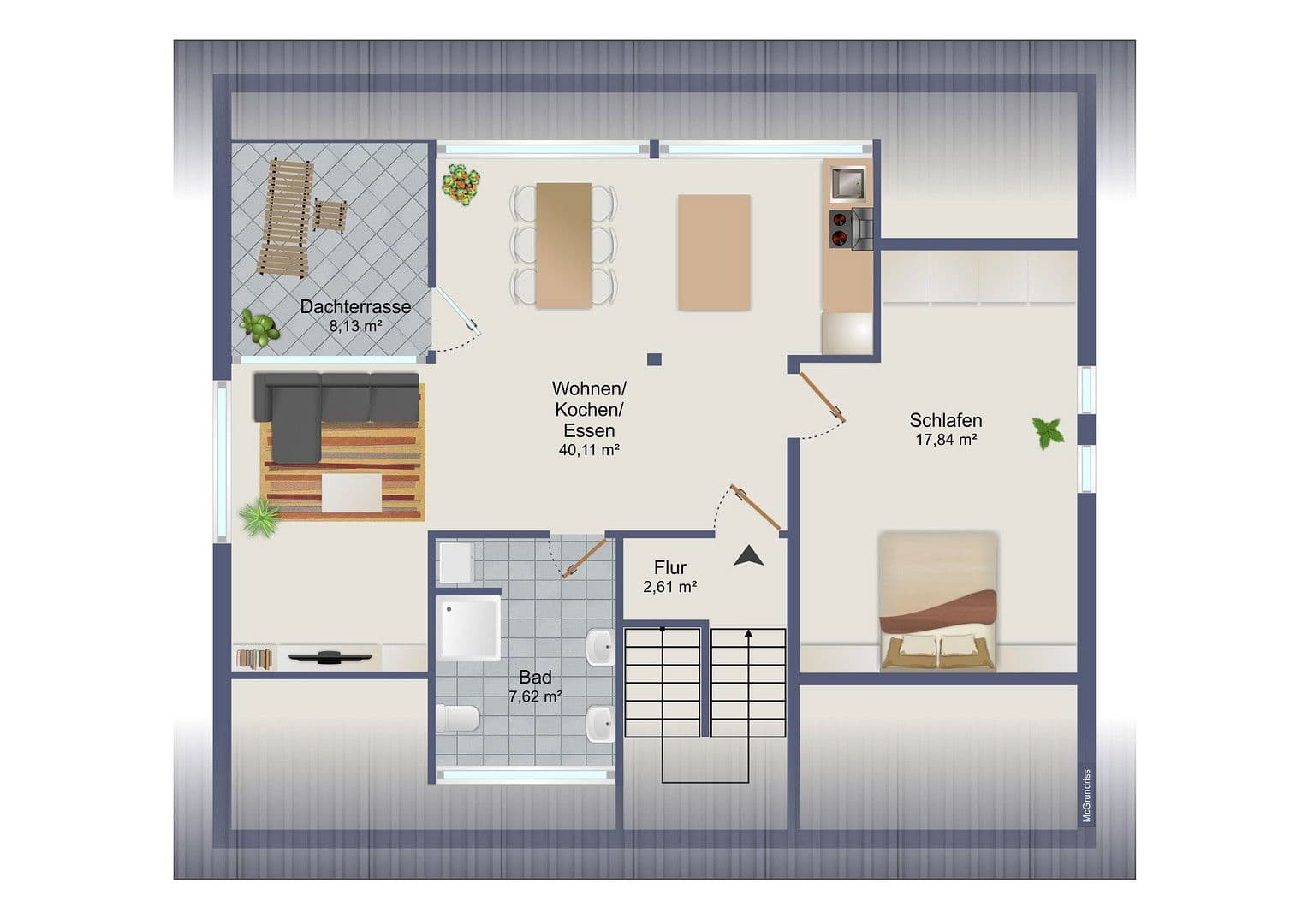Prenájom bytu 2-izbový 72 m², Jägerhölzlstraße 17, Lalling, Bavorsko Prenájom bytu 2-izbový 72 m², Jägerhölzlstraße 17, Lalling, Bavorsko