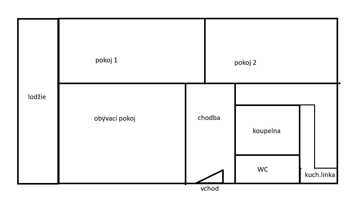 Prenájom bytu 3-izbový 75 m², U Stadionu, Chrudim, Pardubický kraj Prenájom bytu 3-izbový 75 m², U Stadionu, Chrudim, Pardubický kraj