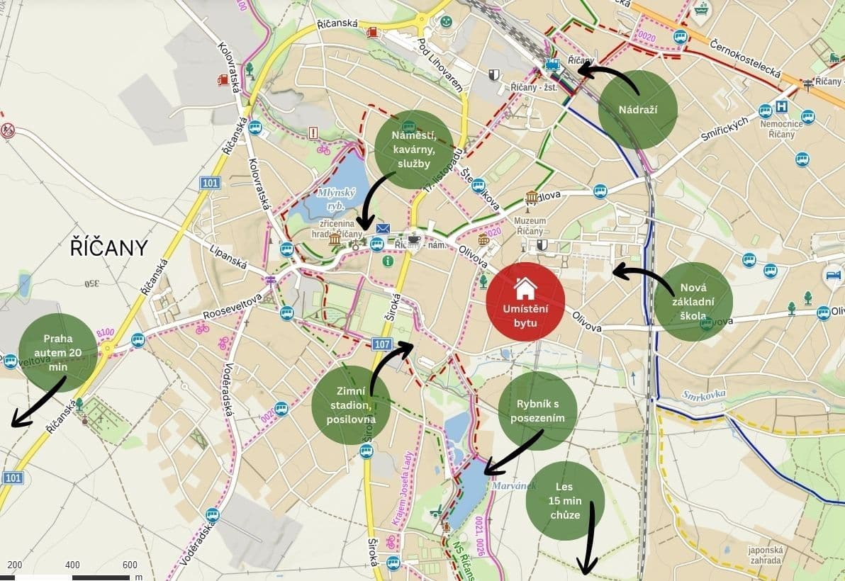 Predaj bytu 3-izbový 66 m², Olivova, Říčany, Středočeský kraj Predaj bytu 3-izbový 66 m², Olivova, Říčany, Středočeský kraj