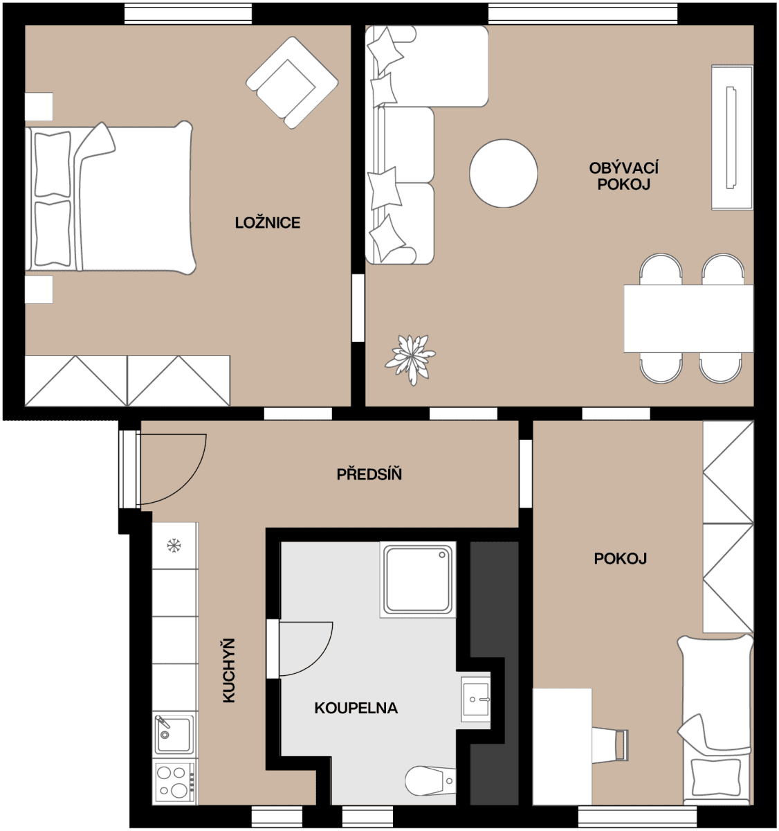 Predaj bytu 3-izbový 57 m², Jilemnického, Pardubice, Pardubický kraj Predaj bytu 3-izbový 57 m², Jilemnického, Pardubice, Pardubický kraj