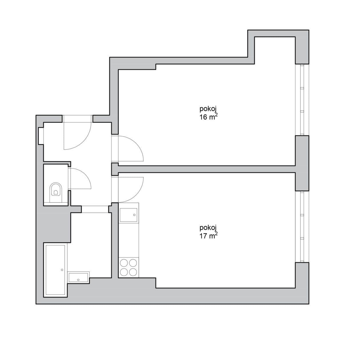Prenájom bytu 2-izbový 46 m², Donská, Praha, Praha Prenájom bytu 2-izbový 46 m², Donská, Praha, Praha