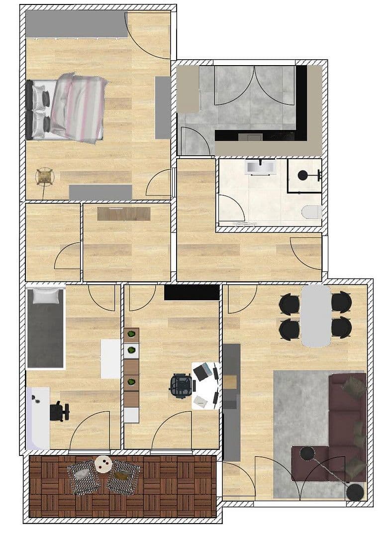 Predaj bytu 4-izbový 89 m², Böblingen, Bádensko-Wurttembersko Predaj bytu 4-izbový 89 m², Böblingen, Bádensko-Wurttembersko