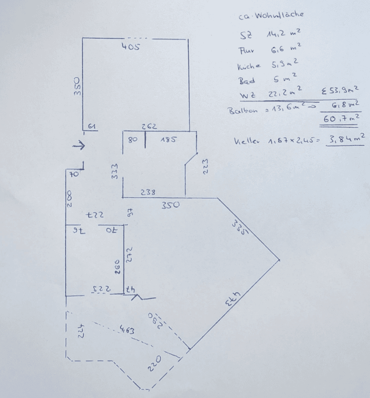 Prenájom bytu 2-izbový 61 m², Richard-Bogue-Str. 162, Taucha, Sasko Prenájom bytu 2-izbový 61 m², Richard-Bogue-Str. 162, Taucha, Sasko