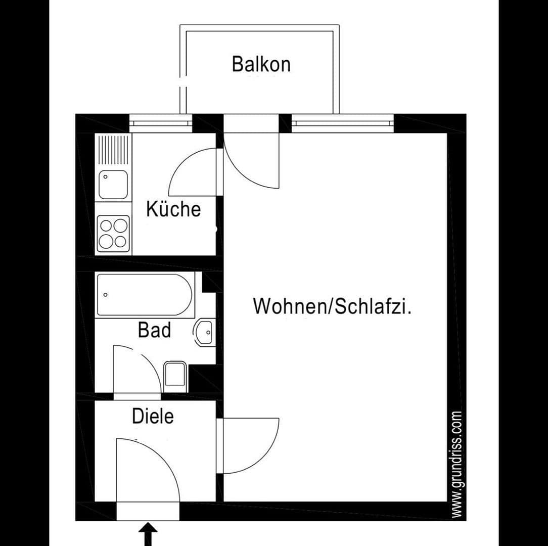 Predaj bytu 1-izbový 33 m², Garmischer Straße 16, Augsburg, Bavorsko Predaj bytu 1-izbový 33 m², Garmischer Straße 16, Augsburg, Bavorsko