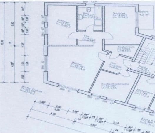 Prenájom bytu 3-izbový 89 m², Gleviner Mauer 22, Güstrow, Meklenbursko-Predpomoransko Prenájom bytu 3-izbový 89 m², Gleviner Mauer 22, Güstrow, Meklenbursko-Predpomoransko