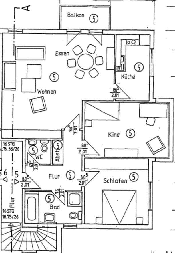Prenájom bytu 3-izbový 94 m², Ubierstraße 105, Bonn, Severné Porýnie - Westfálsko Prenájom bytu 3-izbový 94 m², Ubierstraße 105, Bonn, Severné Porýnie - Westfálsko