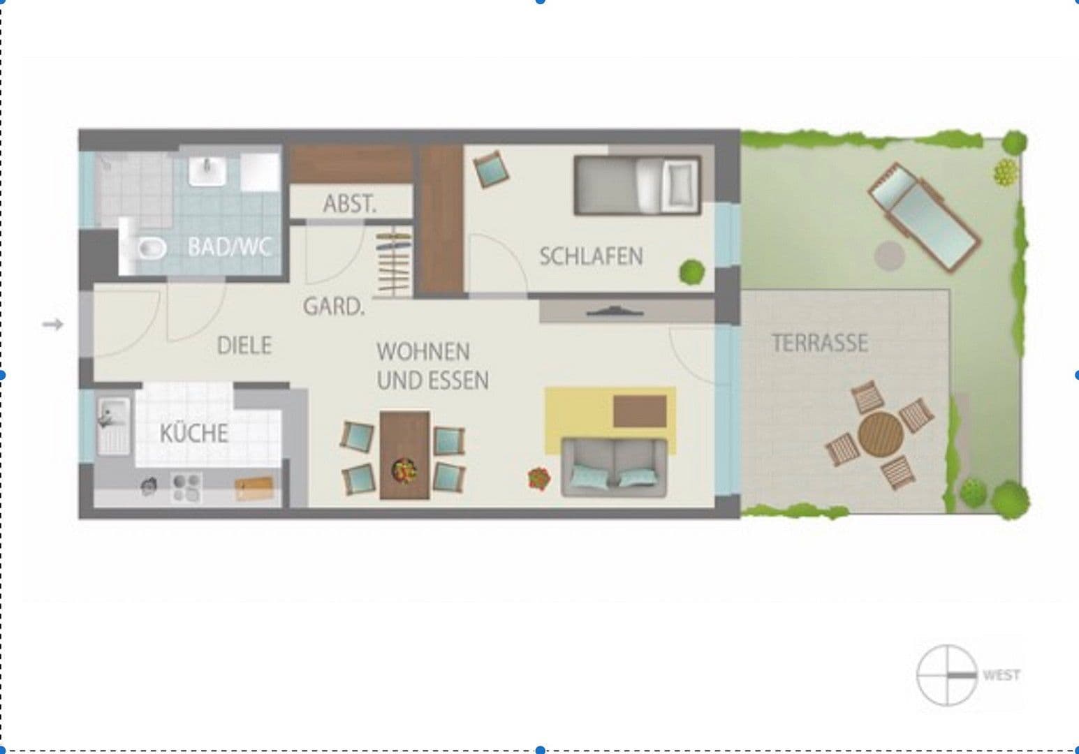 Prenájom bytu 2-izbový 57 m², Bgm.-Bohl-Str. 54, Augsburg, Bavorsko Prenájom bytu 2-izbový 57 m², Bgm.-Bohl-Str. 54, Augsburg, Bavorsko