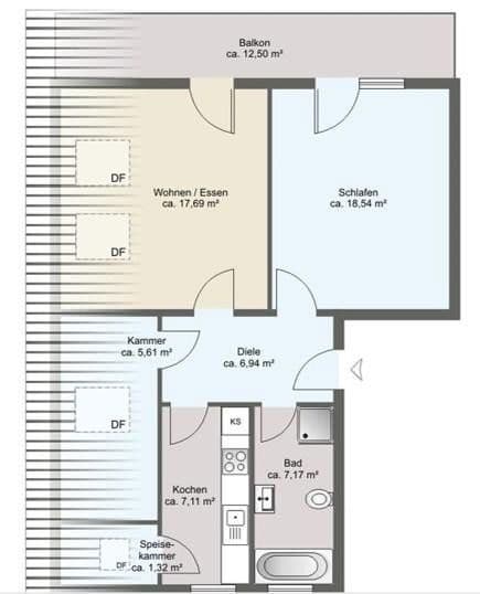 Prenájom bytu 2-izbový 71 m², Römerberg, Porýnie-Falcko Prenájom bytu 2-izbový 71 m², Römerberg, Porýnie-Falcko
