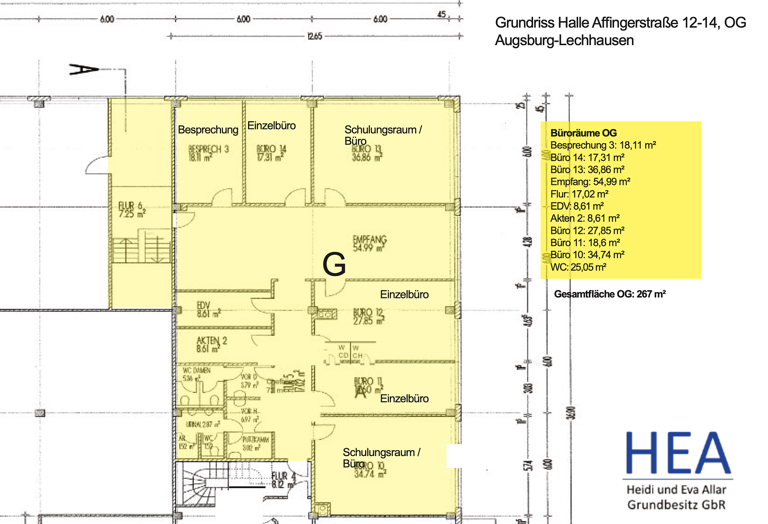 Prenájom kancelárie 270 m², Affingerstr. 12-14, Augsburg, Bavorsko Prenájom kancelárie 270 m², Affingerstr. 12-14, Augsburg, Bavorsko